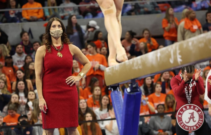 Dana Duckworth eyeing the beam competition